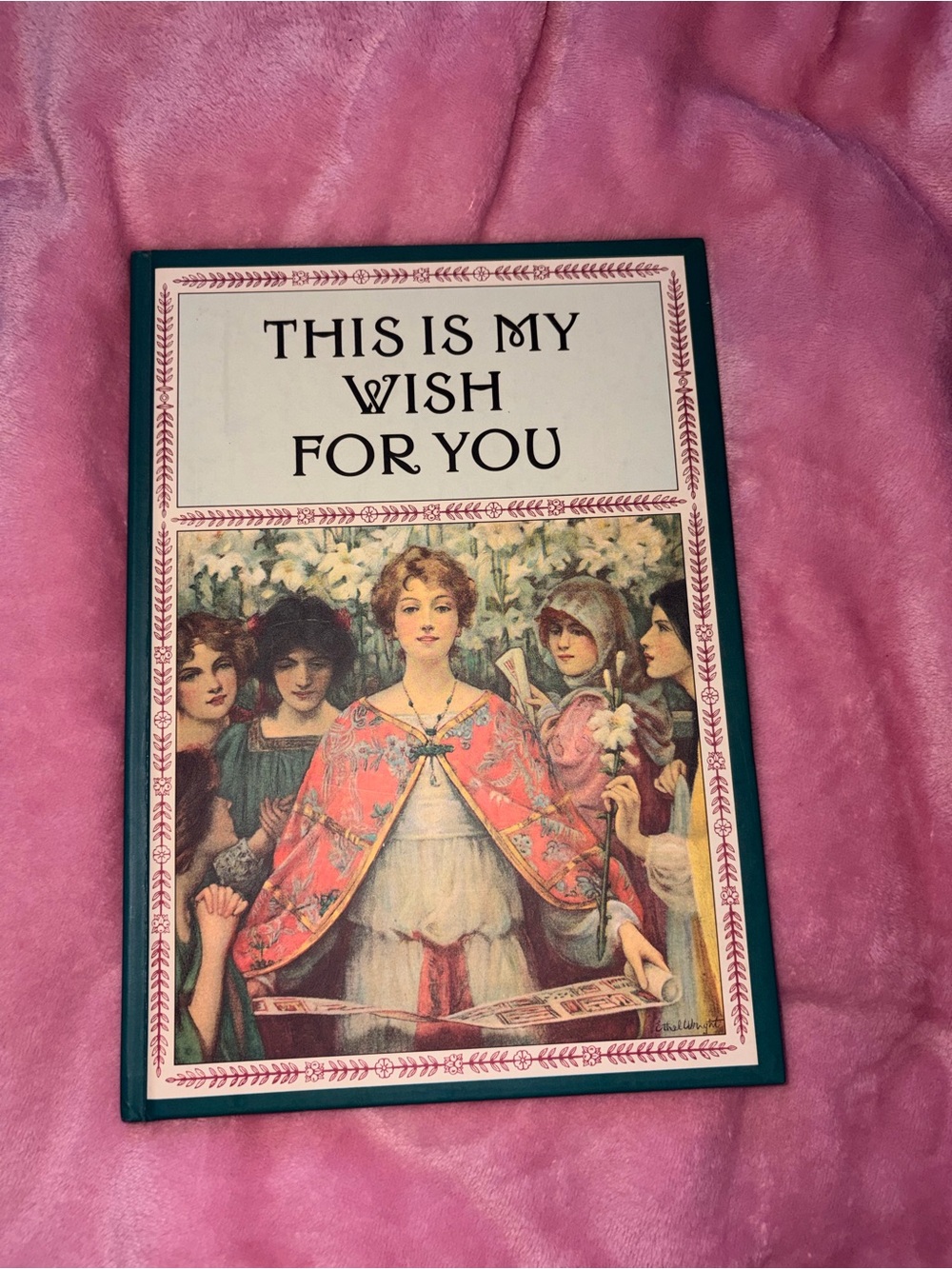 Vintage-Style 'This Is My Wish For You' Decorative Book